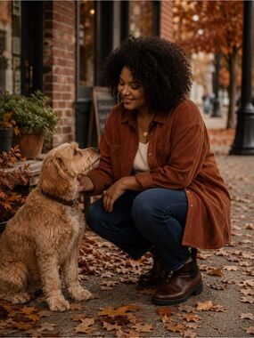 NWT Plus Size Copper Faux Suede Shacket 3X Western Fall Jacket